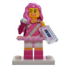 LEGO 71023 coltlm2-11 Candy Rapper, The LEGO Movie 2 (Complete Set with Stand and Accessories)