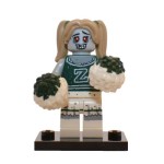 LEGO 71010 col14-8 Zombie Cheerleader - Complete Set