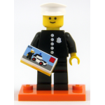 LEGO 71021 col18-8 1978 Classic Police Officer, Series 18 (Complete Set with Stand and Accessories)