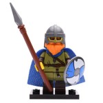 LEGO 71027 Col20-8 Viking, Series 20 (Complete Set with Stand and Accessories)