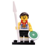 LEGO 71027 Col20-11 Athlete, Series 20 (Complete Set with Stand and Accessories)