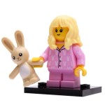 LEGO 71027 Col20-15 Pyjama Girl, Series 20 (Complete Set with Stand and Accessories)