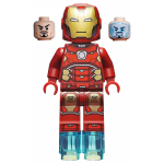 LEGO sh649  Iron Man - Silver Hexagon on Chest, Foot Repulsors