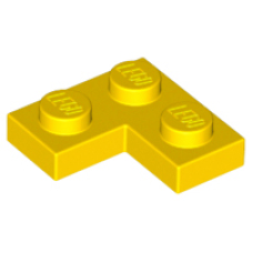 LEGO 2420 Yellow Plate 2 x 2 Corner*