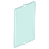 LEGO 60602 glass for window 1x2x3 flat front trans licht blauw 35287