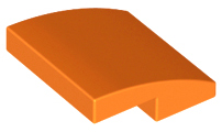 LEGO 15068 Orange Slope, Curved 2 x 2 x 2/3, 78565 (losse stenen 46-16)**