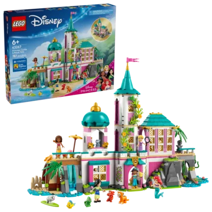 LEGO 43267 Disney Prinsessenkasteel en Koninklijke Huisdieren