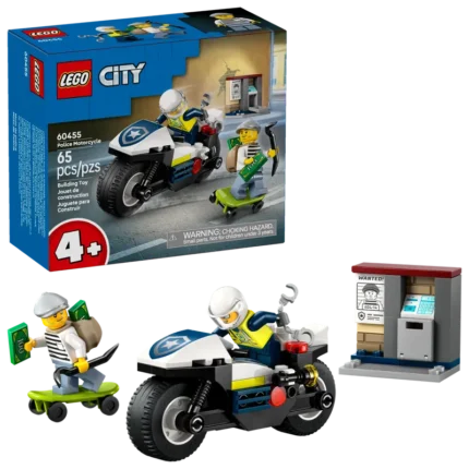 LEGO 60455 City Achtervolging op Pollitiemotor