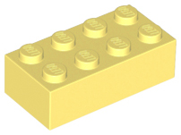 3001 blb LEGO 3001 Bright Light Yellow Brick 2 x 4, 3001f1, 3556, 15589, 54534, 72841**25** - Afbeelding 1