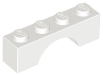 3659 wit LEGO 3659 White Arch 1 x 4 (l. stenen 35-13)^ - Afbeelding 1