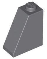60481 dbg LEGO 60481 Dark Bluish Gray Slope 65 2 x 1 x 2 (stenen 50-2) ^ - Afbeelding 1