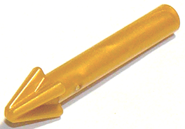 18041 pg LEGO 18041 Pearl Gold Minifigure, Weapon Harpoon, Smooth Shaft (stenen 1-2)^ - Afbeelding 1