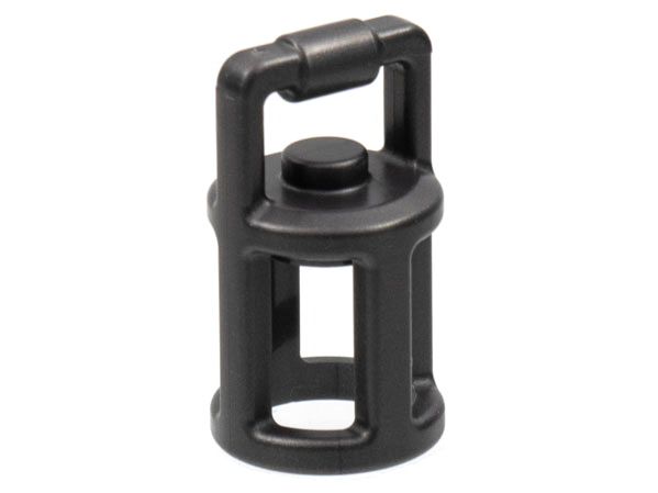 37776 pdg LEGO 37776 Pearl Dark Gray Minifigure, Utensil Lantern (stenen 51-9) ^ - Afbeelding 1