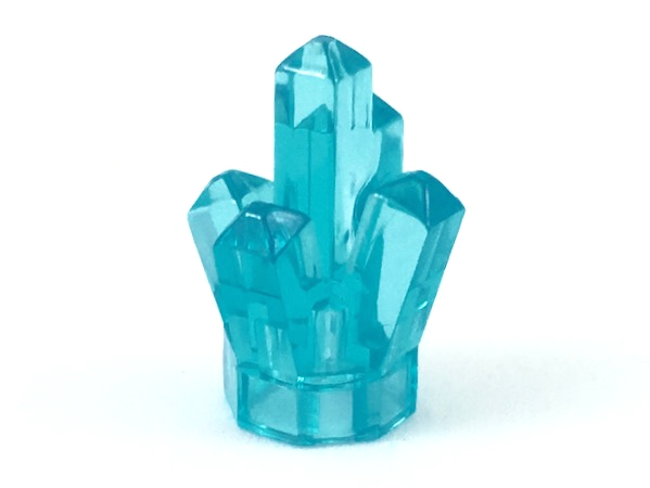52 tlb LEGO 52 Trans Light Blue Rock 1 x 1 Crystal 5 Point, 15584, 15585, 28623, 29377, 30385, 61748, 61749, 70770, 71968 (stenen 58-4) ^ - Afbeelding 1