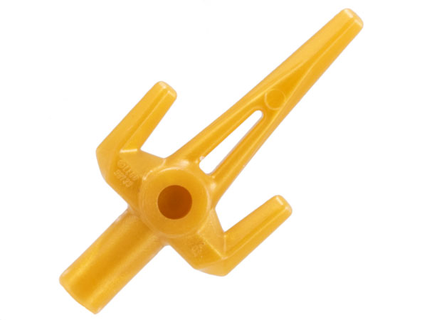 98139 pg LEGO 98139 Pearl Gold Minifigure, Weapon Sai (stenen 57-2) ^ - Afbeelding 1
